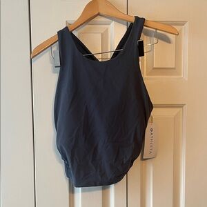 Athleta Women's Charcoal crop bra